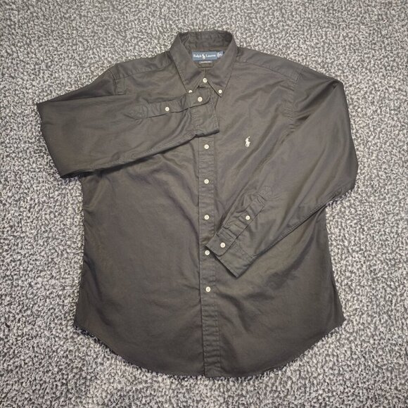 ๐ค Ralph Lauren Classic Fit XL Button-Down โ Timeless Black - Picture 2 of 8